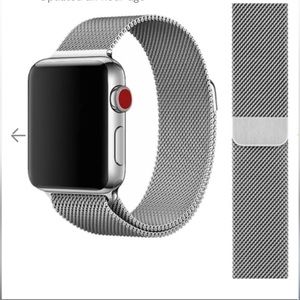 Mesh Stainless Steel Magnetic Watch Band for Apple Watch